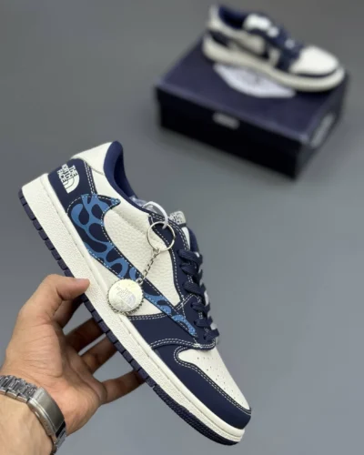 نایک ایر جردن 1 لو تراویس اسکات نورث فیس NIKE AIR JORDAN 1 LOW TRAVIS SCOTT X NORTH FACE