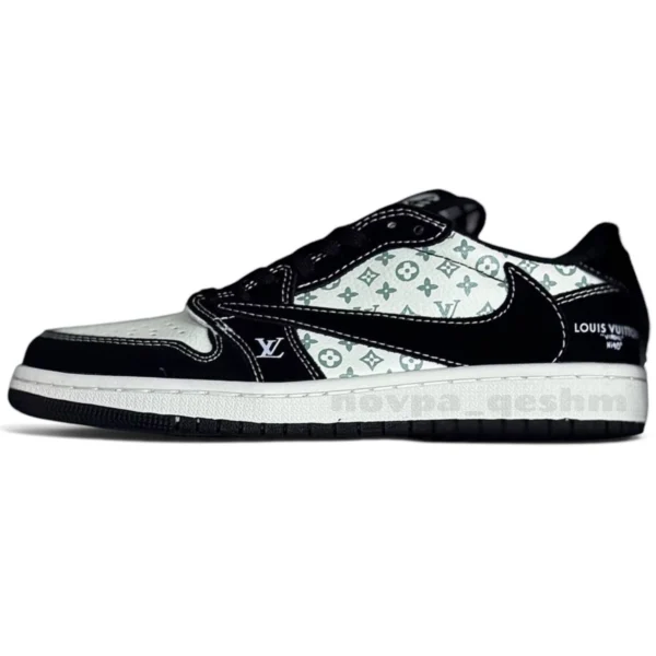 نایک ایر جردن وان لو تراویس اسکات لویی ویتون NIKE AIR JORDAN 1 LOW TRAVIS SCOTT X LOUIS VUITTON