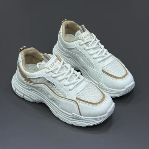 کتونی اسپرت لژدار طبی زنانه مدل چانکی | کفش فانتزی راحتی Chunky sneakers