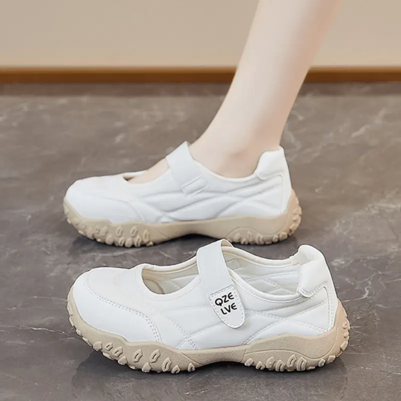 کتونی صندل زنانه لژدار جلو بسته اسپرت طبی Women’s Platform Sandal - تصویر 2