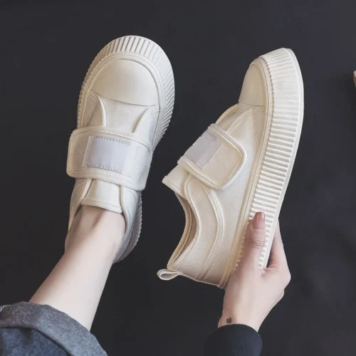 کتونی ونس زنانه چسبی برزنتی Women’s Canvas Slippers - تصویر 4