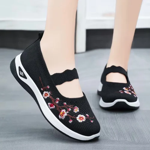 کفش صندل تابستانه گلدار زنانه Women’s Summer Sandal - تصویر 2