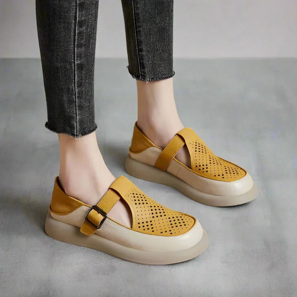 کفش لوفر تابستانه تسمه‌دار زنانه Women’s Summer Loafer