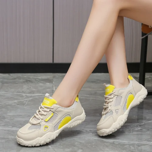 کفش کتونی زنانه تابستانه تنفس پذیر Women’s Platform Breathable Shoes - تصویر 4