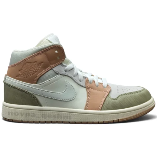 کفش کتونی زنانه نایک ایر جردن 1 ساقدار مید میلان  Nike Air Jordan1 Mid Milan