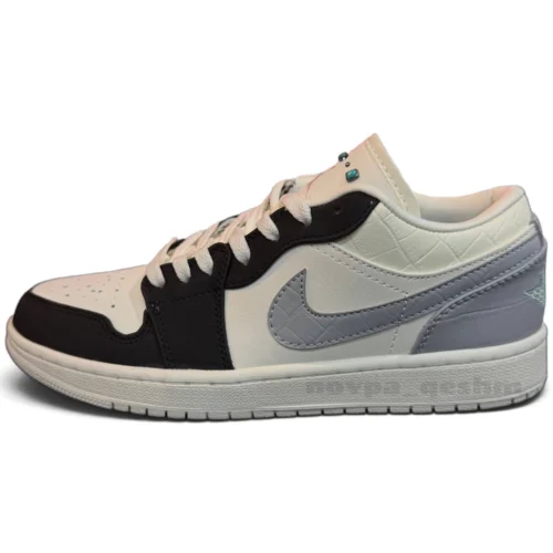 کفش کتونی زنانه و مردانه نایک ایر جردن ۱ لو تورکویز استون Nike Air Jordan 1 Low Turquoise Stone
