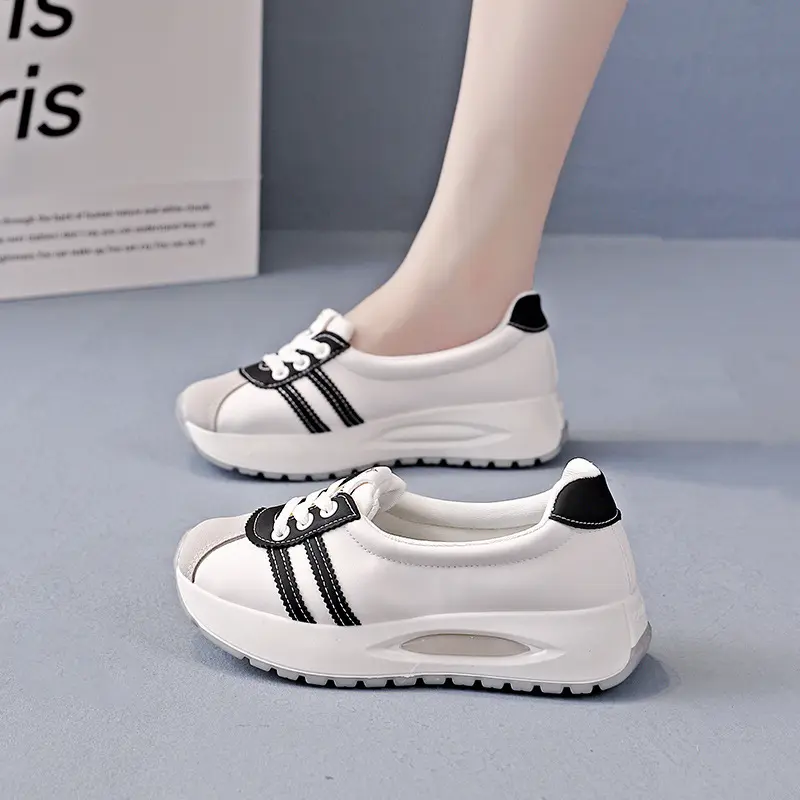 کفش کتونی فانتزی زنانه لژدار عروسکی Women’s Platform sneakers - تصویر 5
