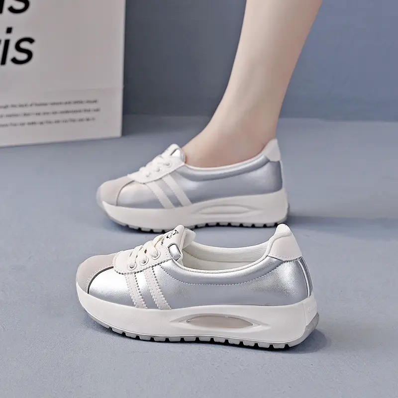 کفش کتونی فانتزی زنانه لژدار عروسکی Women’s Platform sneakers - تصویر 6