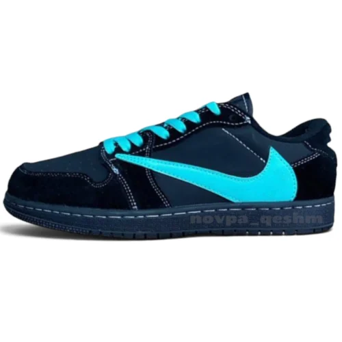 کفش کتونی مردانه تراویس اسکات ایر جردن وان تیفانی Travis Scott x Air Jordan 1 Tiffany