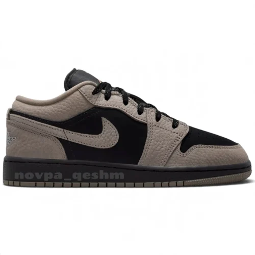 کفش کتونی مردانه نایک ایر جردن 1 نسکافه ای Nike Air Jordan 1 Olive Grey