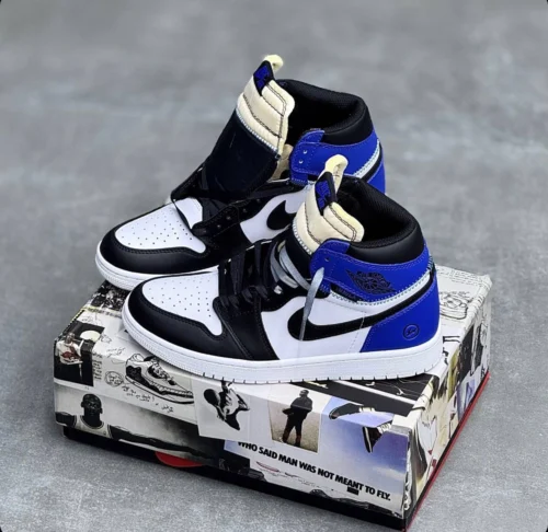 کفش کتونی مردانه نایک ایر جردن ۱ ساقدار فرگمنت Nike Air Jordan 1 Fragmant & Union LA