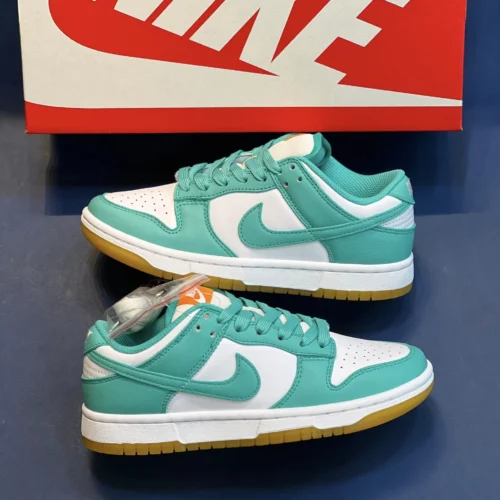 کفش کتونی مردانه نایک دانک لو تیل زیل Nike Dunk Low Teal Zeal