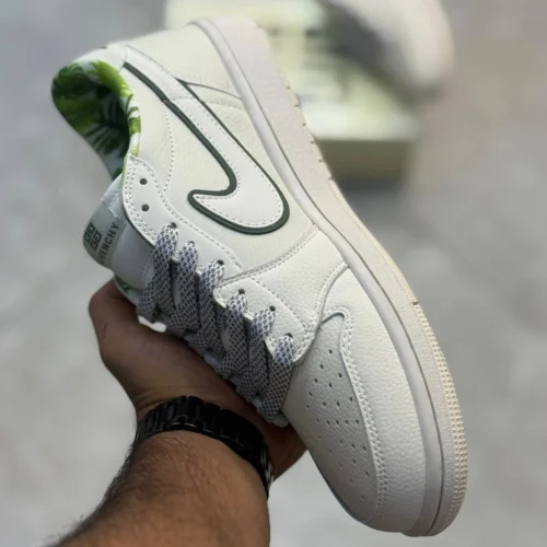 کفش کتونی مردانه نایک ایر جردن 1 لو تراویس اسکات ژیوانشی Nike Air Jordan1 Low Travis Scott Givanchy