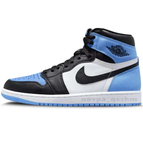 کفش کتونی نایک ایر جردن 1 یونیورسیتی آبی ساقدار | NIKE AIR JORDAN 1 High