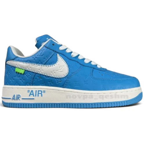 کفش کتونی نایک ایرفورس 1 لویی ویتون (کیفیت فول مستر) Nike Air Force 1 X LOUIS VUITTON - تصویر 8
