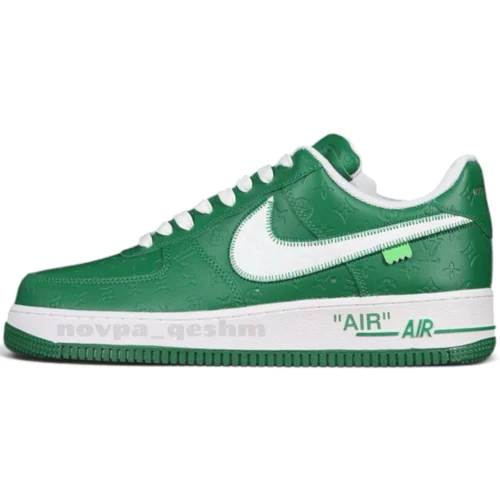 کفش کتونی نایک ایرفورس 1 لویی ویتون (کیفیت فول مستر) Nike Air Force 1 X LOUIS VUITTON - تصویر 10