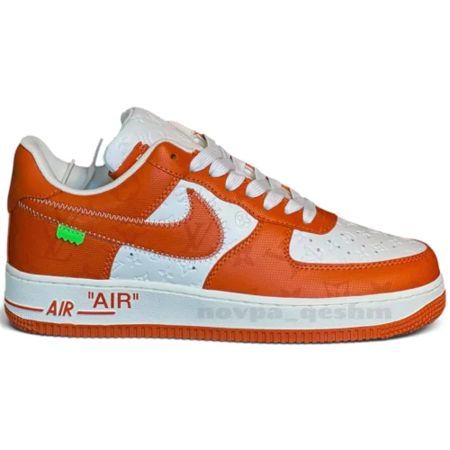 کفش کتونی نایک ایرفورس 1 لویی ویتون (کیفیت فول مستر) Nike Air Force 1 X LOUIS VUITTON - تصویر 3