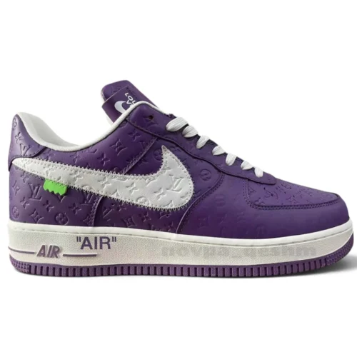 کفش کتونی نایک ایرفورس 1 لویی ویتون (کیفیت فول مستر) Nike Air Force 1 X LOUIS VUITTON - تصویر 4