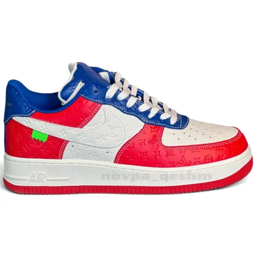 کفش کتونی نایک ایرفورس 1 لویی ویتون (کیفیت فول مستر) Nike Air Force 1 X LOUIS VUITTON - تصویر 5