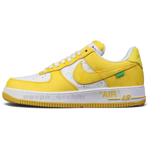 کفش کتونی نایک ایرفورس 1 لویی ویتون (کیفیت فول مستر) Nike Air Force 1 X LOUIS VUITTON - تصویر 11
